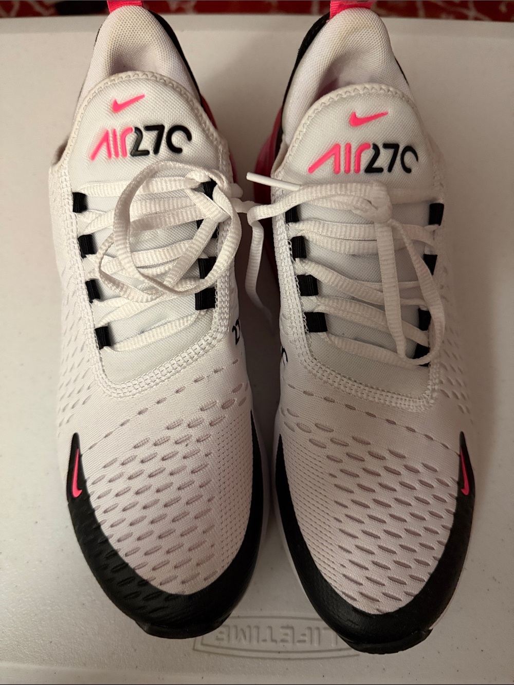 Nike Air Max 270 women’s size 11. Pink, Black, White